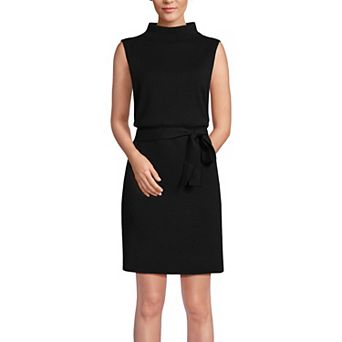 Women's Lands’ End Sleeveless Mock Neck Knit Dress