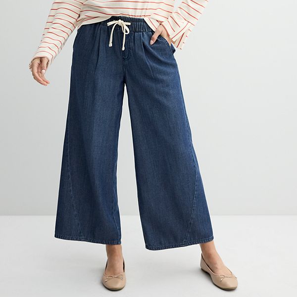 Plus Size Sonoma Goods For Life® 7/8 Split Hem Leggings