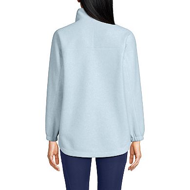 Women's Lands' End Luxe Fleece 1/4-Zip Pullover Sweatshirt