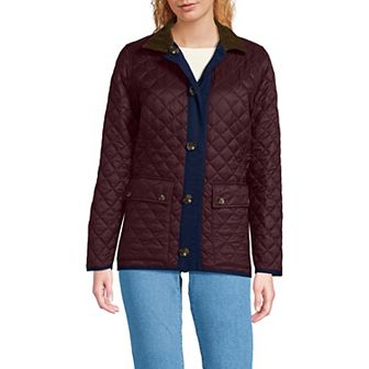 Women's Lands' End Reversible Barn Quilted Jacket