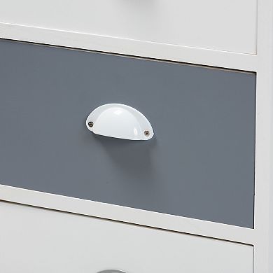 Baxton Studio Calandra 4-Drawer Storage Unit