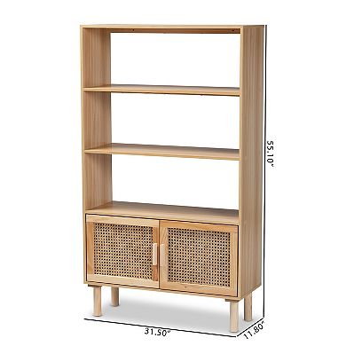 Baxton Studio Faulkner Bookcase