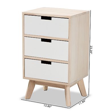 Baxton Studio Halian End Table