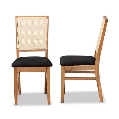 Baxton Studio Idris Dining Chair 2-piece Set