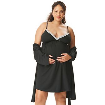 Maternity Motherhood® Robe & Chemise Set