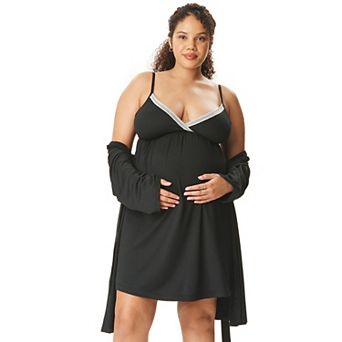 Maternity Motherhood® Robe & Chemise Set