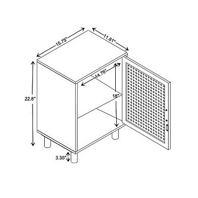 Baxton Studio Maclean End Table