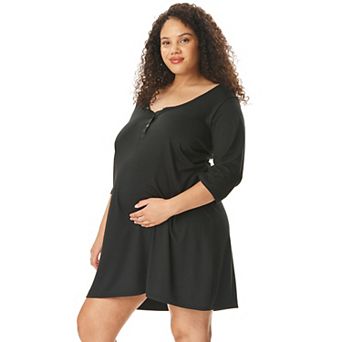 Maternity Motherhood® Henley Chemise Sleep Dress
