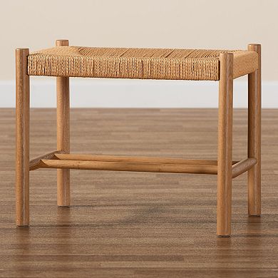Baxton Studio Saura Accent Bench