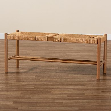 Baxton Studio Saura Dining Bench