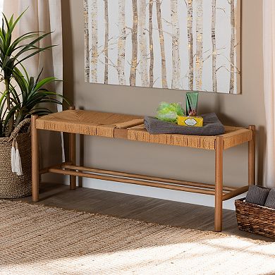 Baxton Studio Saura Dining Bench