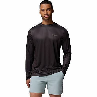 Men's Columbia PFG Terminal Tackle™ Fins & Stripes Long Sleeve T-Shirt