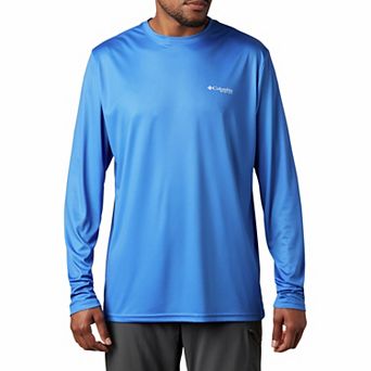 Men's Columbia PFG Terminal Tackle™ Fins & Stripes Long Sleeve T-Shirt