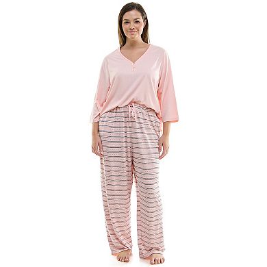 Plus Size Croft & Barrow® Cozy Luxe Pajama Pants