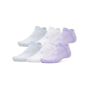 Women's Under Armour Essential Cushion No-Show Socks 6-Pack