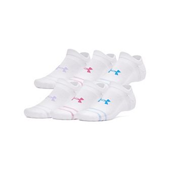 Women's Under Armour Essential Cushion No-Show Socks 6-Pack