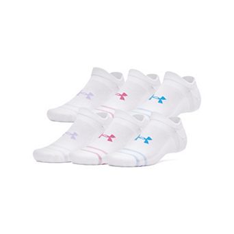 Women's Under Armour Essential Cushion No-Show Socks 6-Pack