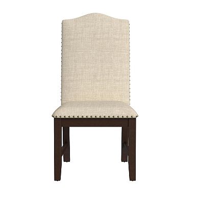 HomePop Scalloped Back Dining Chair 2 pc Set