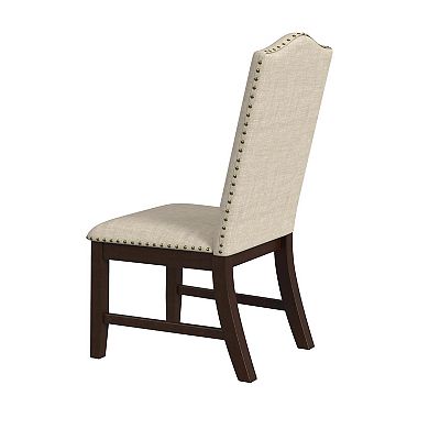 HomePop Scalloped Back Dining Chair 2 pc Set