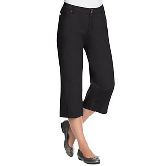Woman Within Plus Size Secret Solutions; Tummy Smoothing Denim Jean Capri