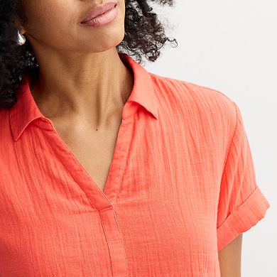 Women's Sonoma Goods For Life® Gauze Vacation Top