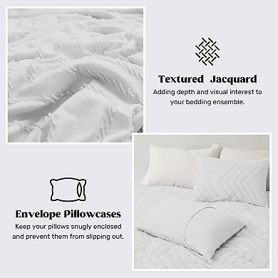 Unikome Super Soft Breathable All Season Comforter Set Chic Home Bedding Sets