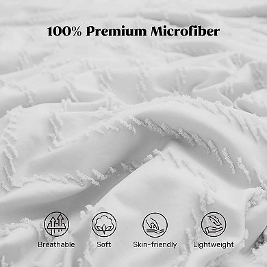 Unikome Super Soft Breathable All Season Comforter Set Chic Home Bedding Sets