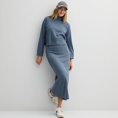 Women's Sonoma Goods For Life® Fleece Turtleneck Top