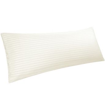 Microfiber Soft Striped Pillowcases Body Envelope Closure 20x48 Inch