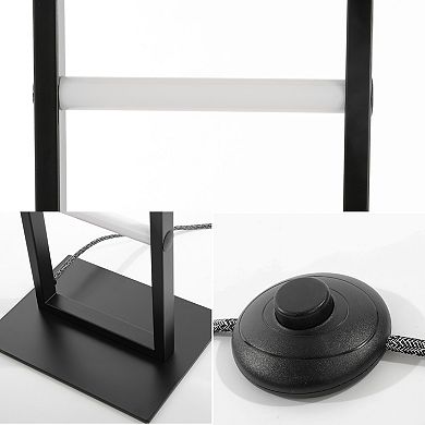 Ivan Minimalist Modern Iron Ladder Dimmable Integrated Led Floor Lamp