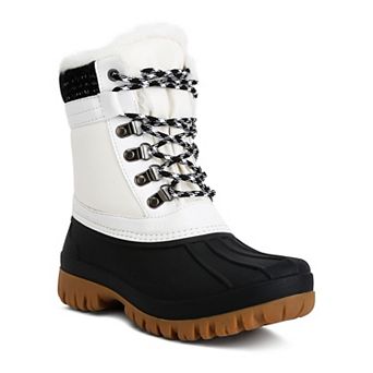 London Rag Capucine Women's Faux Fur Collar Boots