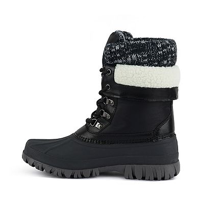 London Rag Delphine Women's Knitted Collar Boots