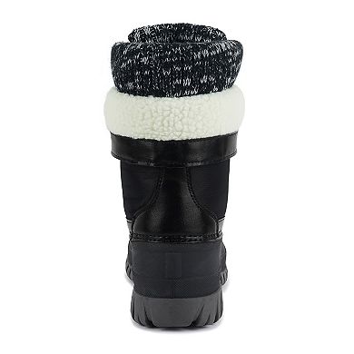 London Rag Delphine Women's Knitted Collar Boots