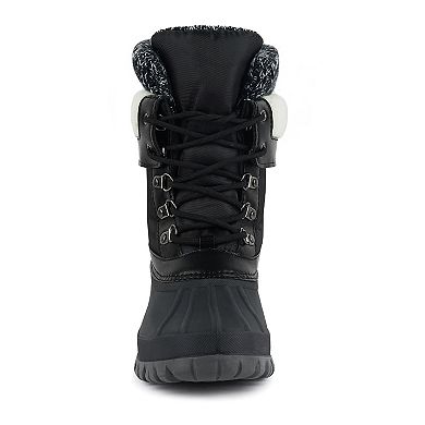 London Rag Delphine Women's Knitted Collar Boots