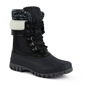 London Rag Delphine Women's Knitted Collar Boots