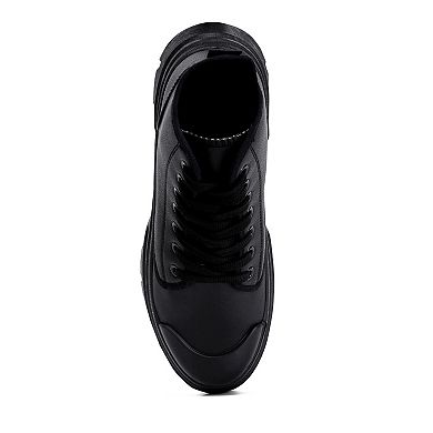 London Rag Roxane Women's Chunky Lace Up Boots
