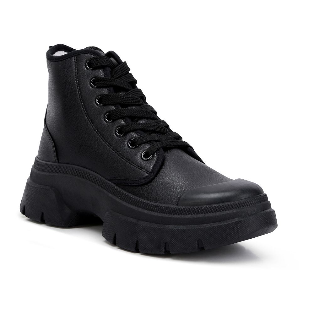 London Rag Roxane Women's Chunky Lace Up Boots