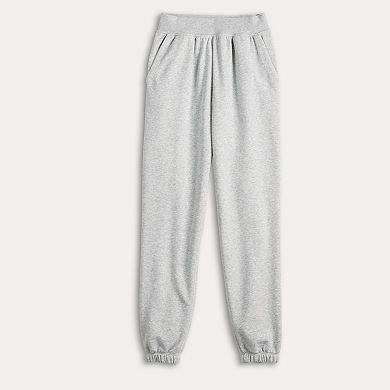 Juniors' SO® Rib Waistband Fleece Joggers
