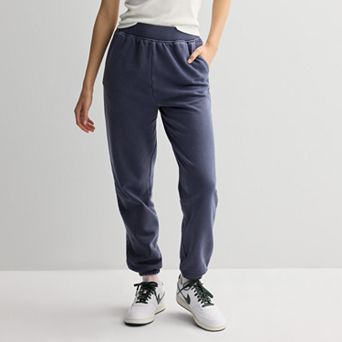 Juniors' SO® Rib Waistband Fleece Joggers
