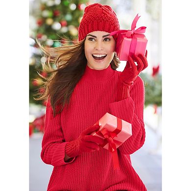 Woman Within Plus Size Pullover Shaker Swing Sweater