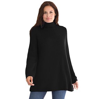 Woman Within Plus Size Pullover Shaker Swing