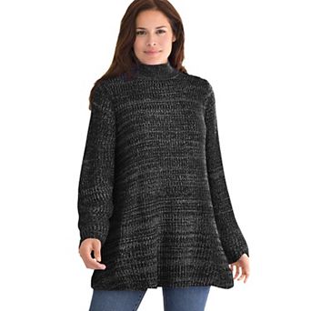 Woman Within Plus Size Pullover Shaker Swing