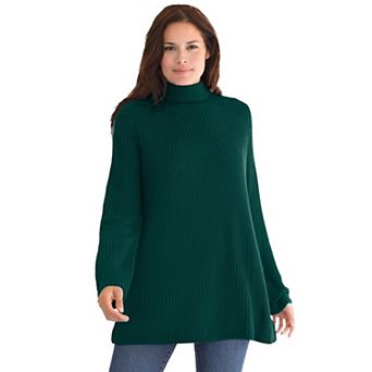 Woman Within Plus Size Pullover Shaker Swing