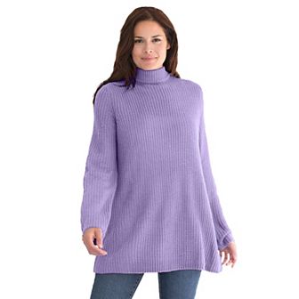 Woman Within Plus Size Pullover Shaker Swing