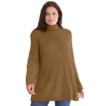 Woman Within Plus Size Pullover Shaker Swing