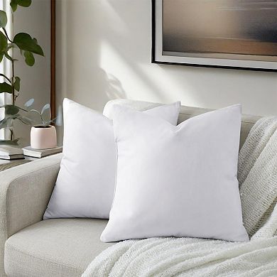 Unikome Decorative Pillows Insert Pack Of 2, Bed And Couch Pillows