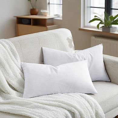 Unikome Decorative Pillows Insert Pack Of 2, Bed And Couch Pillows