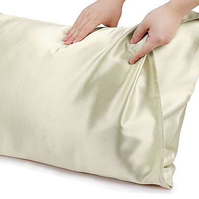 Pure Silk Pillowcase For Hair And Skin 25 Momme Silk Pillow Case For Bedroom
