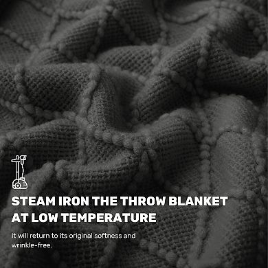 Unikome Lightweight Throw Blanket For Couch-soft Boho Bed Throw Blankets