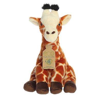 Aurora Large Orange Eco Nation Eco Hugs 13" Giraffe Eco-friendly Stuffed Animal
